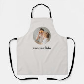 Minimalistisches Foto | Großmutter-Geschenk Schürze (Vorderseite)