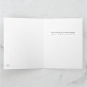 Minimalistisches Foto Hochzeit Danke (Innenseite)