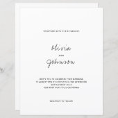 MINIMALISTISCHES Foto-Hochzeit im HAUSHALT (Vorne/Hinten)