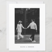 MINIMALISTISCHES Foto-Hochzeit im HAUSHALT (Rückseite)