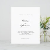 MINIMALISTISCHES Foto-Hochzeit im HAUSHALT (Stehend Vorderseite)