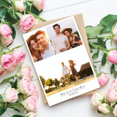 Minimalistisches Foto Hochzeit Save The Date