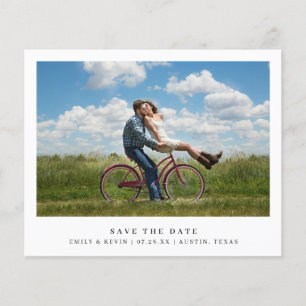 Minimalistisches Foto Hochzeitsszenario speichern