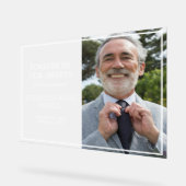 Minimalistisches Foto in gefriertem Aussehen in li Acrylschild (Winkel)