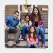 Minimalistisches Foto Keramikornament (Rückseite)