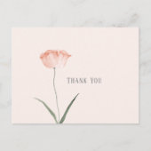 Minimalistisches Foto Korallenpfropfen Postkarte (Vorderseite)