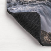 Minimalistisches Foto Küstenlandschaft Mousepad (Ecke)