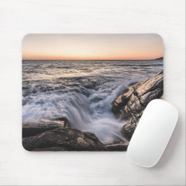 Minimalistisches Foto Küstenlandschaft Mousepad