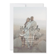 Minimalistisches Foto Moderne Engagement-Partei