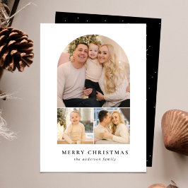 Minimalistisches Foto nach Artikel 3 Feiertagskarte