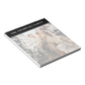 Minimalistisches Foto Notizblock (angewinkelt)