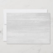 Minimalistisches Foto Overlay Geburtsankündigung Ankündigung (Rückseite)