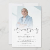 Minimalistisches Foto-Overlay-Party Einladung (Vorderseite)