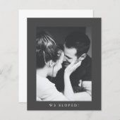 MINIMALISTISCHES FOTO - PARTY EINLADUNG (Vorne/Hinten)