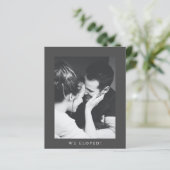 MINIMALISTISCHES FOTO - PARTY EINLADUNG (Stehend Vorderseite)