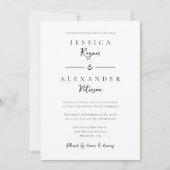 Minimalistisches Foto QR-Code Skript Hochfahren Einladung (Vorderseite)