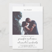 Minimalistisches Foto Save The Date (Vorderseite)