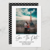 Minimalistisches Foto Save the Date (Vorne/Hinten)
