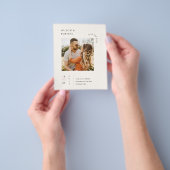 Minimalistisches Foto Save the Date Einladung Flyer (Gruppe)