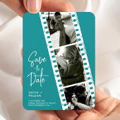 Minimalistisches Foto Save the Date Einladung Magnet