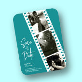 Minimalistisches Foto Save the Date Einladung Magnet