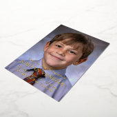 Minimalistisches Foto Taufe Folieneinladung (Gedreht)