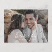Minimalistisches Foto Vielen Dank, Postkarte (Vorderseite)