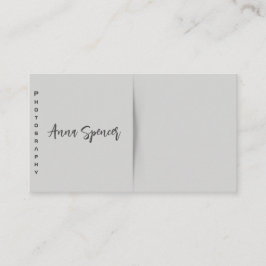 Minimalistisches Foto Visitenkarte