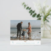 Minimalistisches Foto Weihnachten (Stehend Vorderseite)