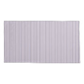Minimalistisches Französisches Lilac Lila Vertical Kissenbezug (Rückseite-Links)