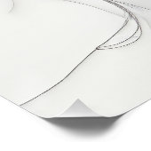 Minimalistisches Frauengesicht Poster (Ecke)