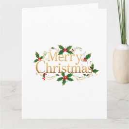 Minimalistisches Frohe Weihnachten Karte