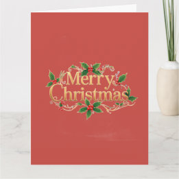 Minimalistisches Frohe Weihnachten Karte