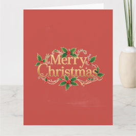 Minimalistisches Frohe Weihnachten Karte