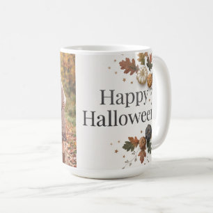 Minimalistisches Frohes Halloween Herbst Kürbis Fo Kaffeetasse