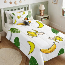 Minimalistisches fruchtiges Bananen-Tropenfrucht-D
