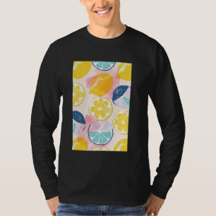 Minimalistisches Fruchtmuster Kunst, Dichtung und T-Shirt