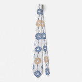 Minimalistisches Gänseblümchen-Blumenmuster (5) Krawatte (Vorderseite)
