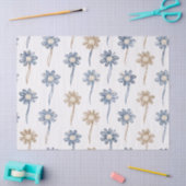 Minimalistisches Gänseblümchen-Blumenmuster (5) Seidenpapier (Basteln)