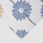 Minimalistisches Gänseblümchen-Blumenmuster (6) Seidenpapier (Detail)