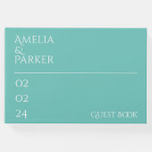 Minimalistisches Gästebuch (Vorderseite)