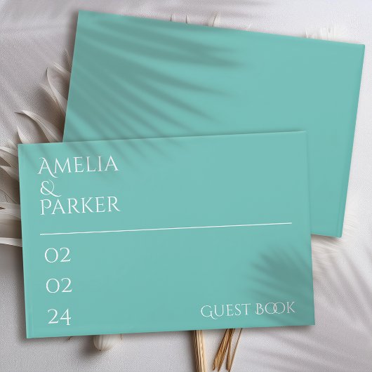 Minimalistisches Gästebuch