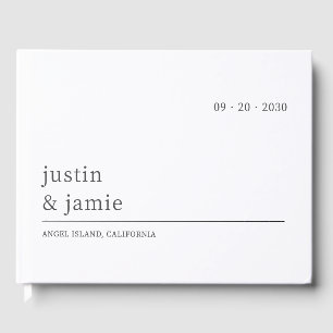 Minimalistisches Gästebuch