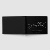 Minimalistisches Gästebuch für Hochzeiten (Voll)