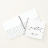 Minimalistisches Gästebuch für Hochzeiten Notizblock (Innenseite)