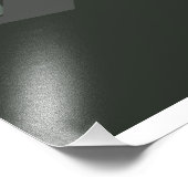 Minimalistisches Gebirge Fotodruck (Ecke)