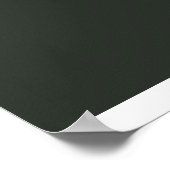 Minimalistisches Gebirge Poster (Ecke)