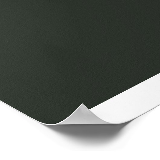 Minimalistisches Gebirge Poster (Ecke)