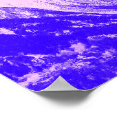 Minimalistisches Gebirgspender Poster (Ecke)