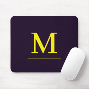 Minimalistisches gelbes elegantes anspruchsvolles mousepad